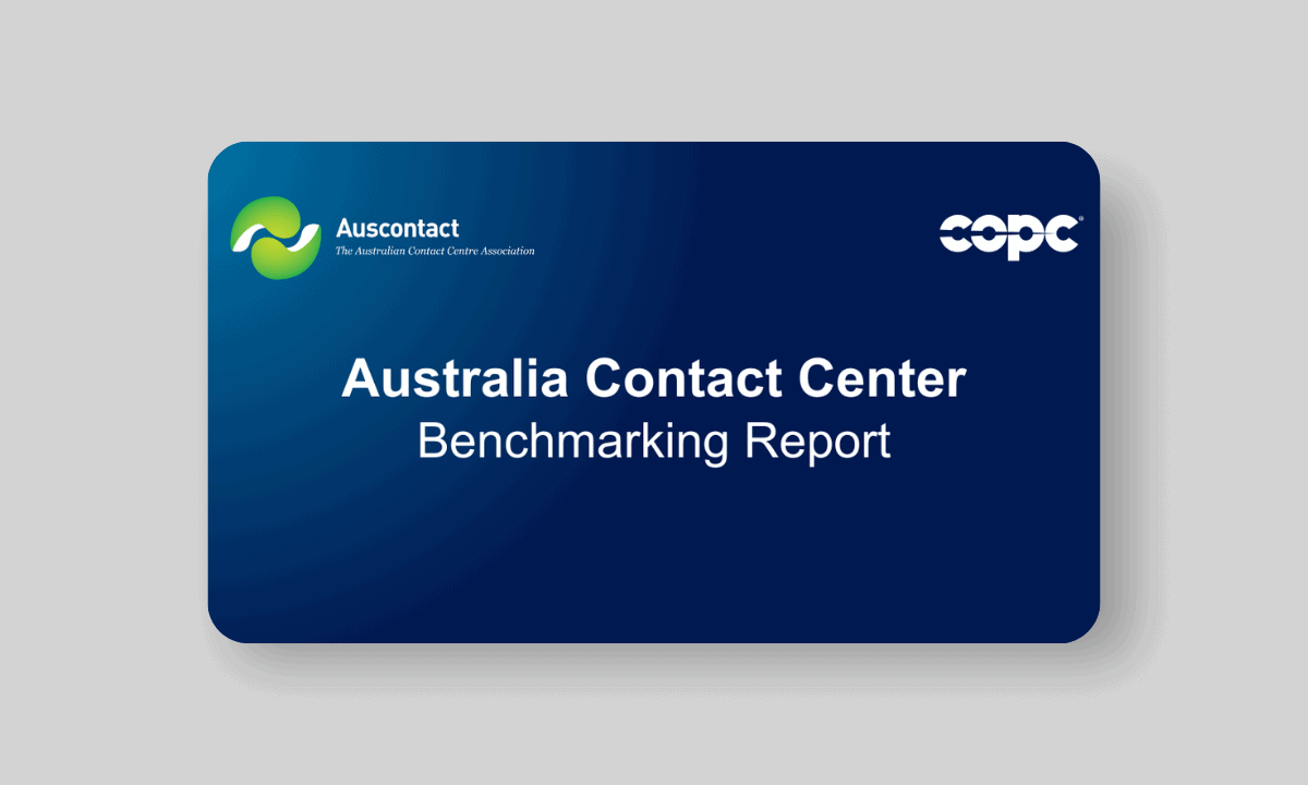 Australia Contact Center Benchmarking Report